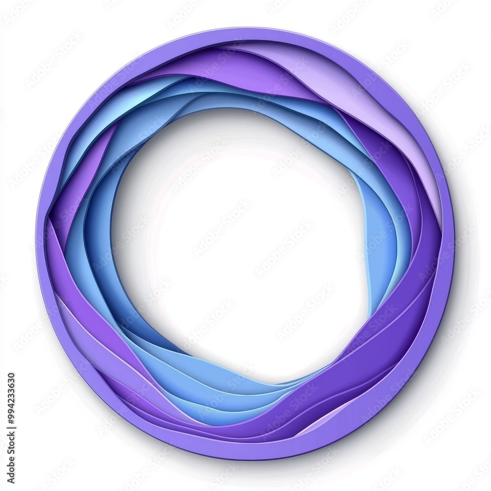Poster frame made of dynamic neon curved lines for technology concepts, user interface design, or web desig