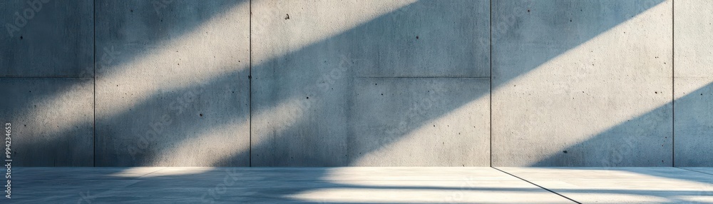 Poster the minimalist concrete wall features subtle texture and shadow play, adding a touch of industrial d
