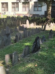 Naklejka premium Cemetery along the Freedom trail