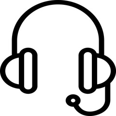 Single isolated icon with outline style icon on white background
