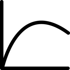 Single isolated icon with outline style icon on white background
