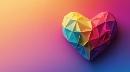 Wedding romance rainbow color hearts rainbow love concept background wallpaper for valentines day