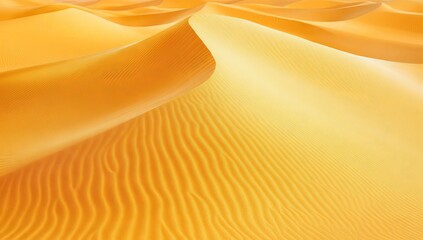 The top view of desert orange sand dunes surrounded by yellow sand texture texture ornament desert barchans background illustration of arid soil and sand surface in hot summer.