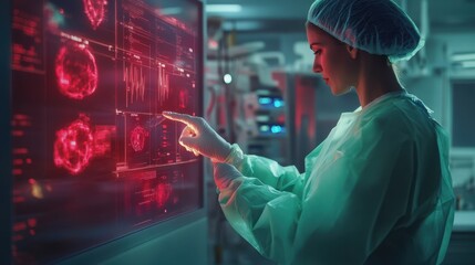 The Scientist Analyzing Health Data