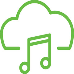 Single isolated icon with outline style icon on white background
