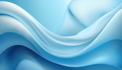 Supple light blue abstract poster banner backdrop with a blue-white pastel gradient background.