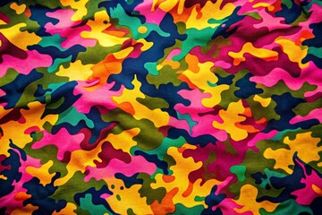 High Resolution Camouflage Background for Various Design Projects and Creative Uses in Digital Media