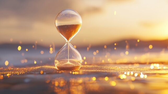 Sand flowing through hourglass bulbs, time, passing, sand, hourglass, hour, glass, flow, measure, countdown, timer