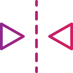 Single isolated icon with outline style icon on white background
