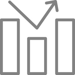 Single isolated icon with outline style icon on white background