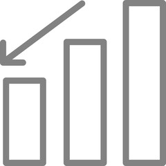 Single isolated icon with outline style icon on white background