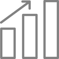 Single isolated icon with outline style icon on white background