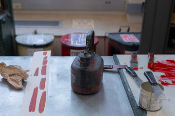 Printmaking Ink and Supplies 