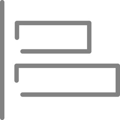 Single isolated icon with outline style icon on white background