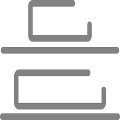 Single isolated icon with outline style icon on white background