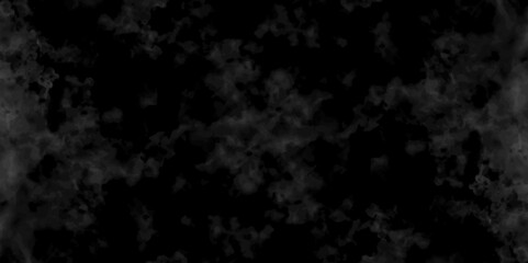 Abstract black fog design with smoke texture overlays. fume overlay design. background with smoke on black and Fog and smoky effect for photos design. Misty fog effect and Isolated black background.	