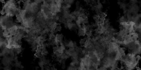 Abstract black fog design with smoke texture overlays. fume overlay design. background with smoke on black and Fog and smoky effect for photos design. Misty fog effect and Isolated black background.	