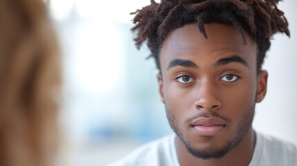 college student seeking emotional balance and stress management support from a counselor, focusing on mental health and well-being with strategies for relaxation and resilience