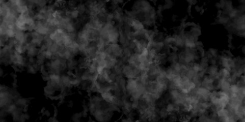 Abstract black fog design with smoke texture overlays. fume overlay design. background with smoke on black and Fog and smoky effect for photos design. Misty fog effect and Isolated black background.	