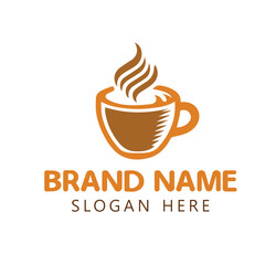 Coffee cup Logo Template vector