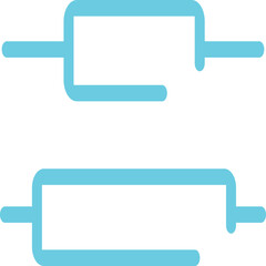 Single isolated icon with outline style icon on white background