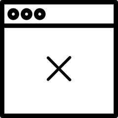 Single isolated icon with outline style icon on white background