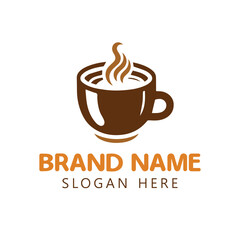 Coffee cup Logo Template vector