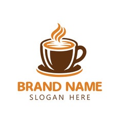 Coffee cup Logo Template vector