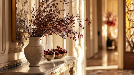 Autumnal countryside house decoration, autumn cottage home decor and seasonal interior design ideas, halloween decorations, fall season holiday English country style ideas