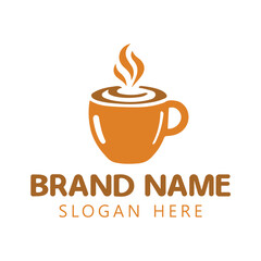 Coffee cup Logo Template vector