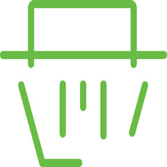 Single isolated icon with outline style icon on white background