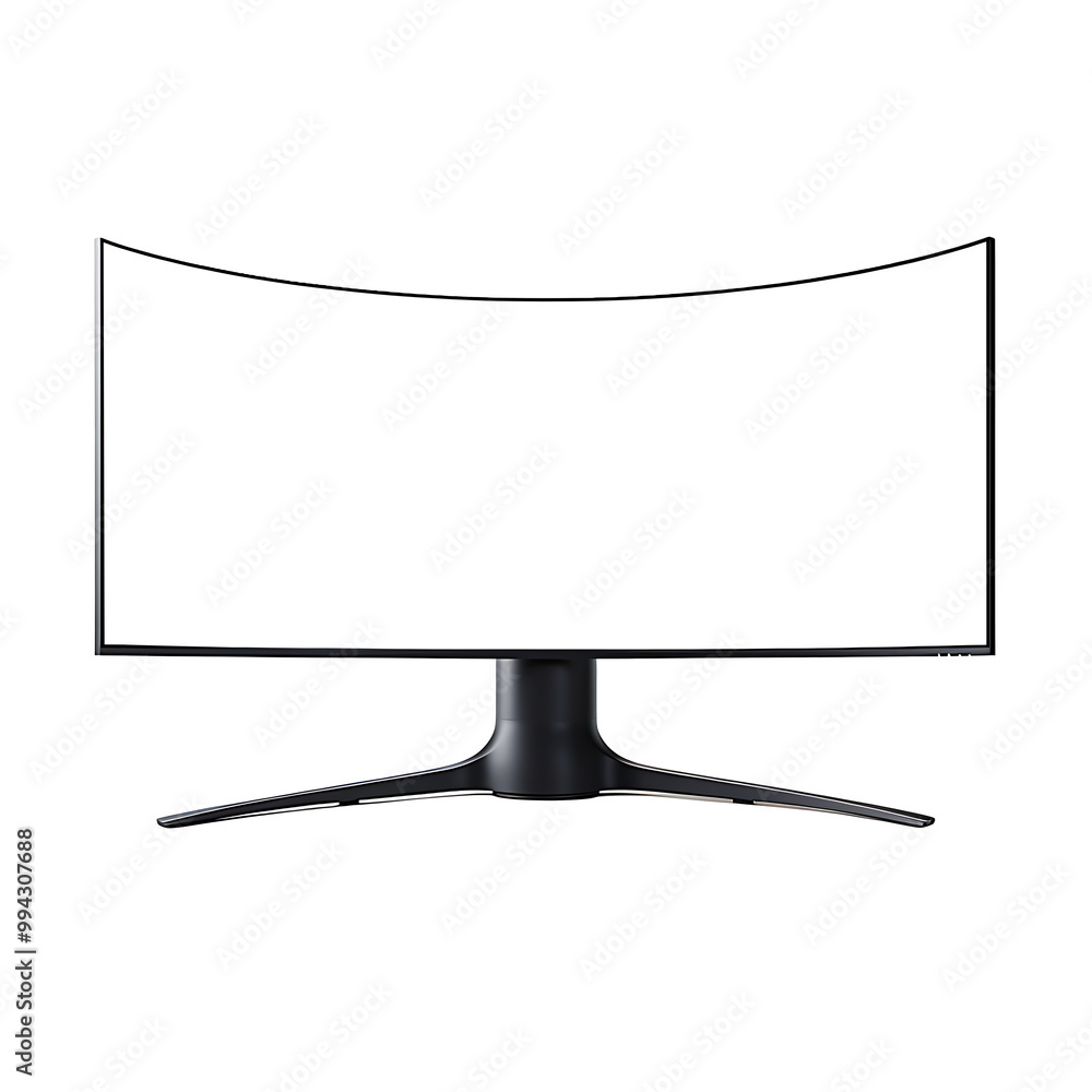 Poster detailed png cutout of an led computer monitor screen, perfect for design projects with a transparen