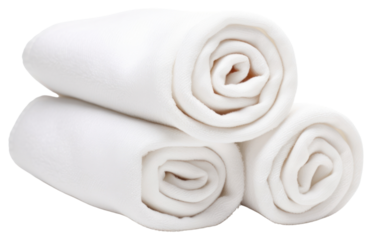 PNG Rolled Towels towel white white background.
