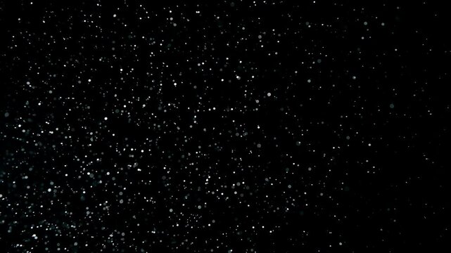 4K - Real underwater particles. Background