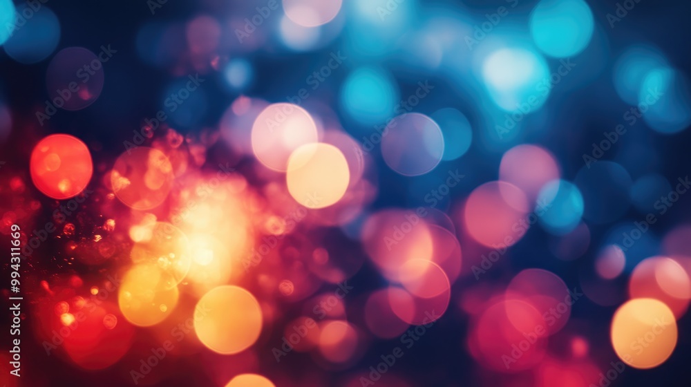 Poster abstract blurred bokeh background with out of focus elements ideal for design purposes and creative 