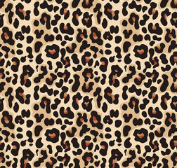 
leopard pattern seamless design, trendy vector stylish print for print