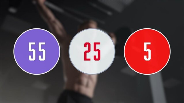 Simple 60-second Timer Countdown Infographic