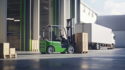 The Efficient Green Forklift