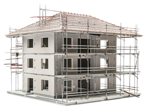 PNG Construction scaffolding diagram cad diagram.