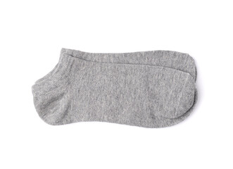 New Cotton Socks Isolated, Folded Sportswear Set, Classic Unisex Cotton Socks Collection