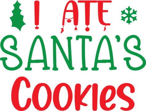 i ate santa's cookies