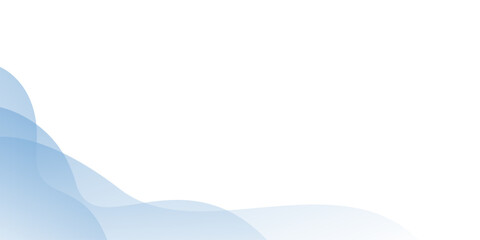 Blue wave modern background with white space for text and message. template design