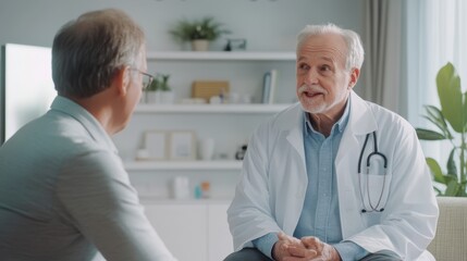 Obraz premium The Doctor and Patient Consultation