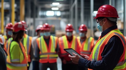 The Meeting of Construction Workers.