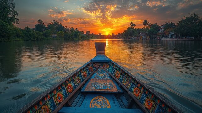 Hand-Painted Rose Floral Boat Model, Traditional hand painted tole design for a canal boat or a narrow boat.