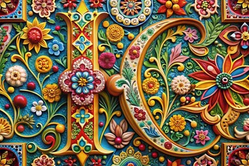 Ornate Alphabet Designs Featuring Intricate Patterns and Decorative Elements for Creative Projects