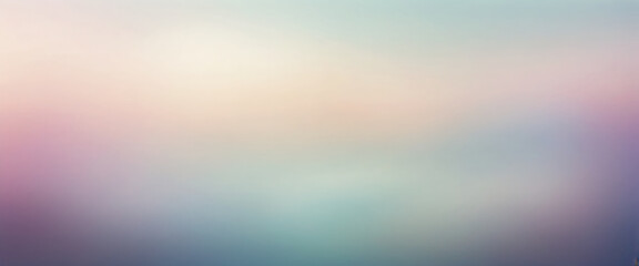 Wide abstract blurred pastel gradient background