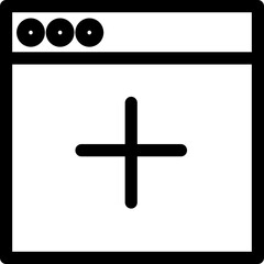 Obraz premium Single isolated icon with outline style icon on white background