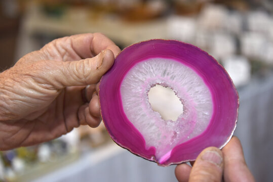 Purple Agate Geod