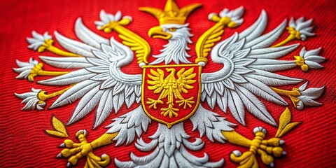 Poland Coat of Arms Symbolizing Heritage and National Pride with a Traditional Design Element